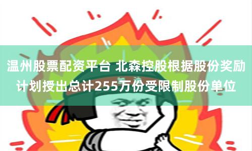 温州股票配资平台 北森控股根据股份奖励计划授出总计255万份受限制股份单位